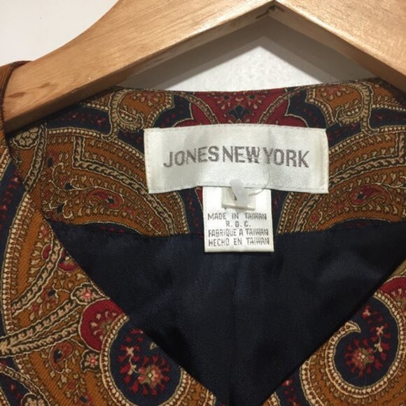 VINTAGE JONES NEW YORK BLAZERS SIZE 14 - Picture 4 of 4